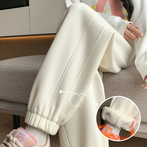 香蕉运动裤女宽松束脚舒适卫裤