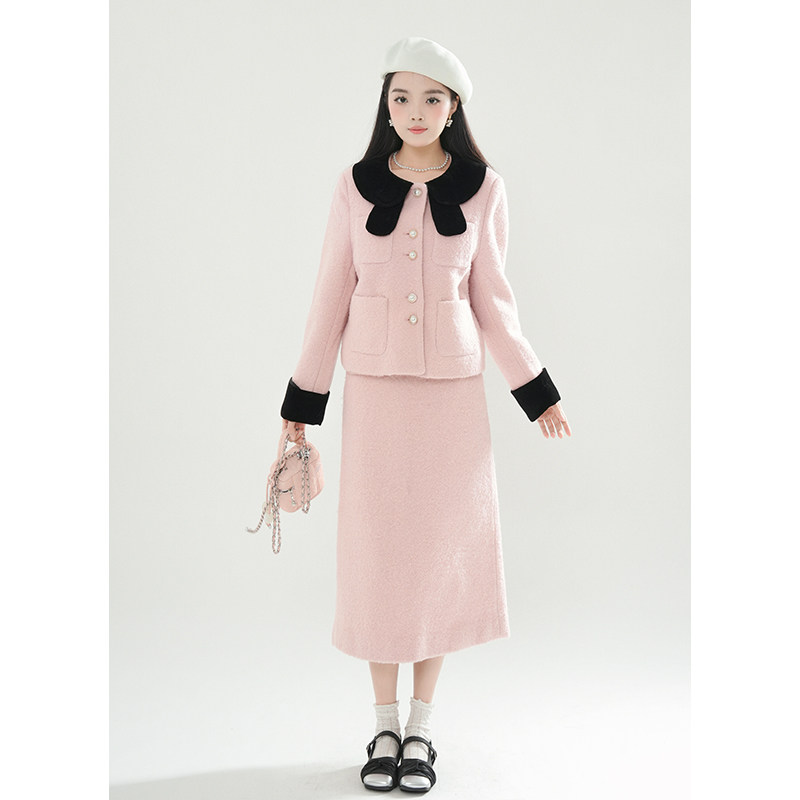 爱丽莎套装 设计师女装法式套装时尚套装