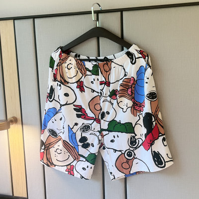 短裤纯棉那女通用可外穿睡裤