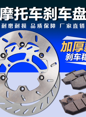 适用雅马哈TTR250 TT250R DT200/230 WR200 前后刹车碟刹盘