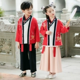 Детское ханьфу, осенний детский костюм мальчика цветочника для мальчиков, китайский стиль