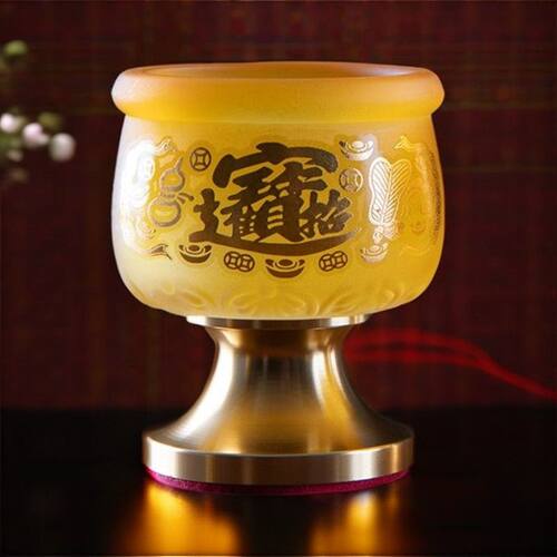 琉璃供酒杯道家专用敬神仙家三清道祖太上老君高档供奉净水杯