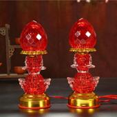 插电蜡烛家用LED烛台供佛电蜡烛财神电烛长明灯佛堂蜡烛灯