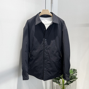 代工男装2023冬季新款港风羽绒服衬衫时尚防水保暖外套B3ACD4C10
