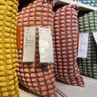 IKEA genuine Swabpe cushion/throw pillow with duck feather core, 50x50cm, corn fluff, detachable and washable thumbnail 6