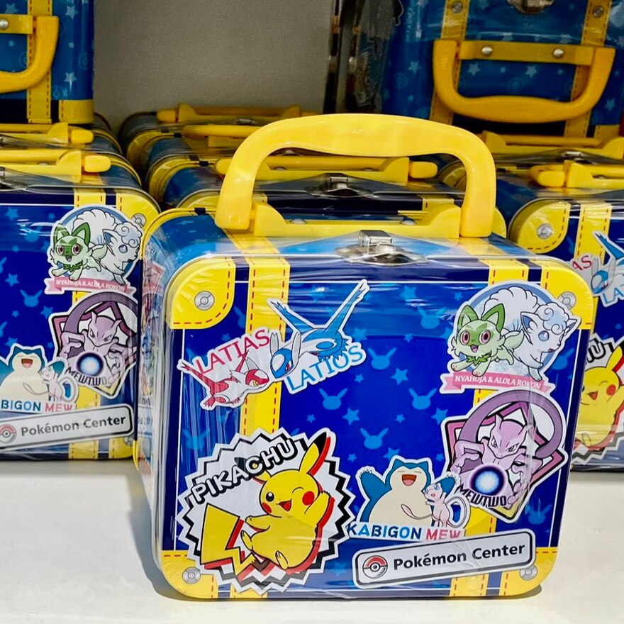 宝可梦拉面太可爱了  日本限定皮卡丘铁罐巧克力礼物零食方便面