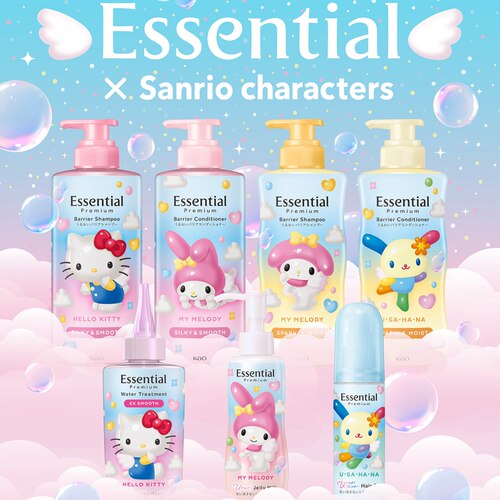 美到要all in花王三丽鸥 Essential高端洗护 梦幻联动洗发水kitty