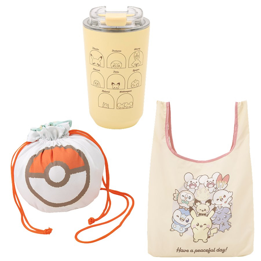 日本 宝可梦皮卡丘 Pokemon Peaceful Place夏日祭3coins联名周边