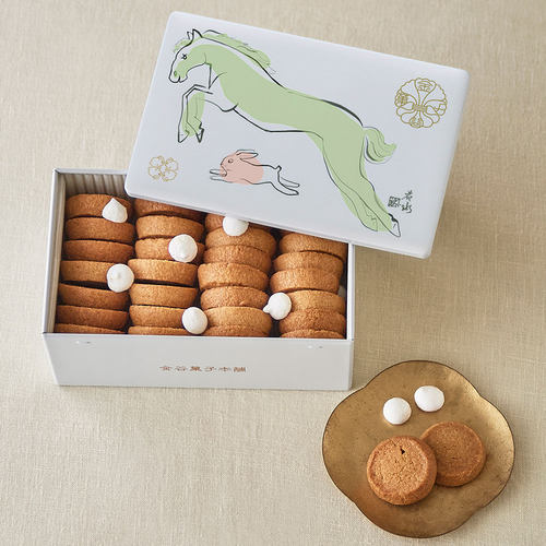 （Dynamic Horse/跃马）金谷菓子本铺枫糖焦糖铁罐饼干 2026新年