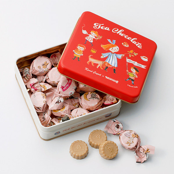 一年一次日本 山田诗子X morozoff 情人节联名款红茶巧克力铁盒装,零食/坚果/特产,吐司面包,淘宝优惠券,粉丝福利购,淘宝优惠卷