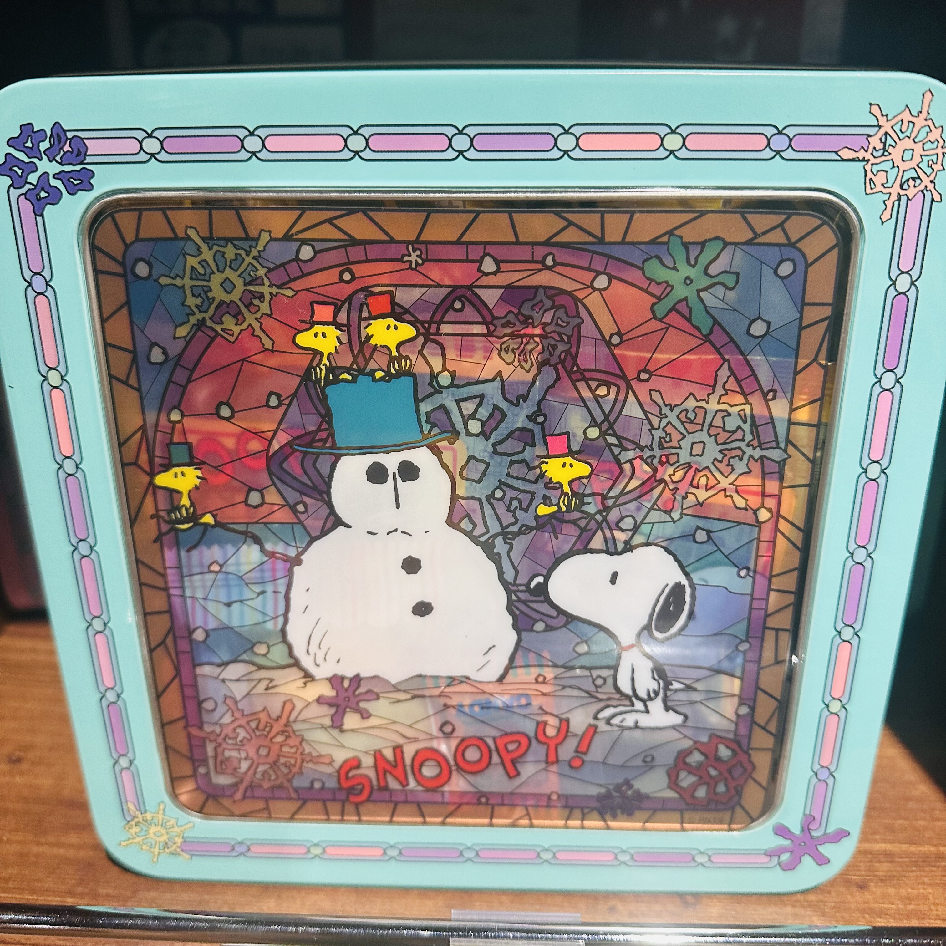 日本史努比饼干盒精致程度真的没有上限圣诞节冬季限定铁罐铁盒