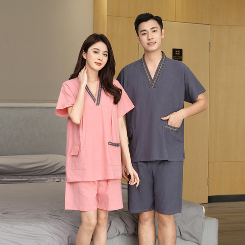 汗蒸服女纯棉邹棉男士大码批发