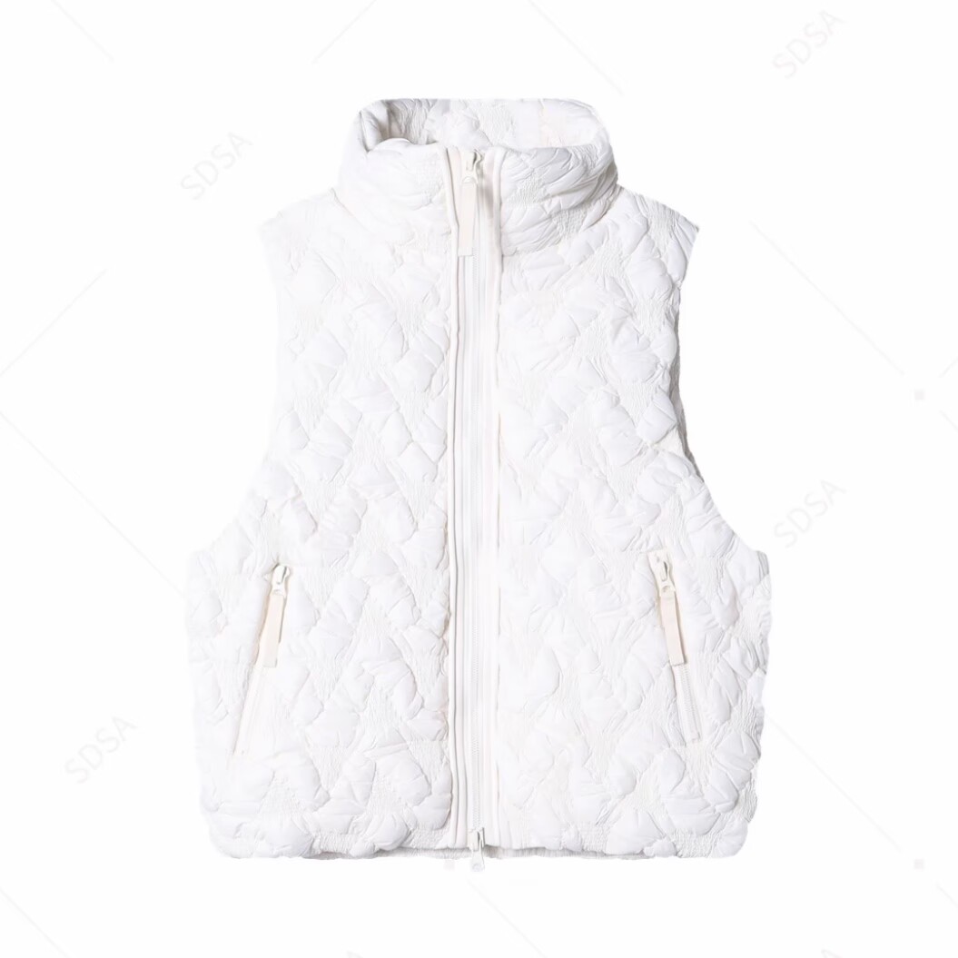 高端时髦羽绒马甲男立领90白鹅绒