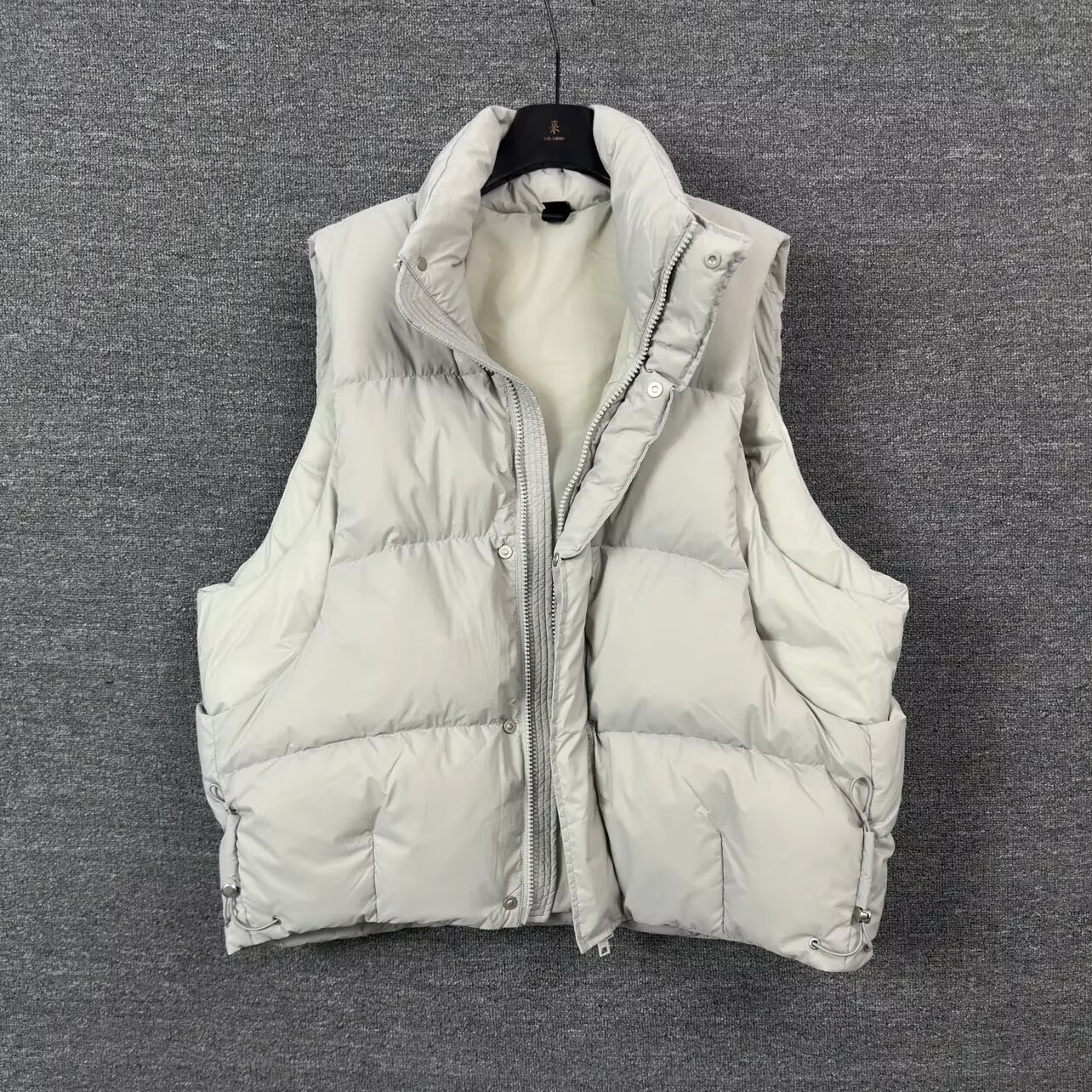 高端90白鸭绒羽绒马甲男士立领冬