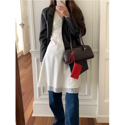 芝士商店~日常通勤气质波士顿包