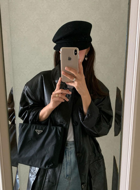 fever同款~黑色羊毛报童帽女冬季马术帽八角帽子贝雷帽英伦羊毡帽