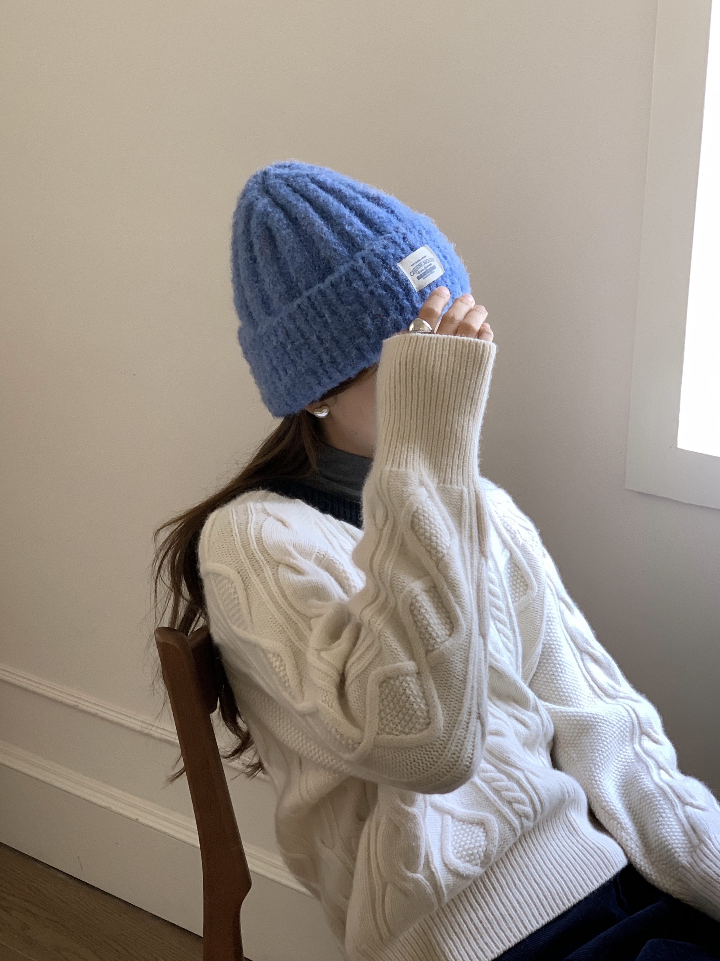 芝士商店显脸小百搭针织毛线帽