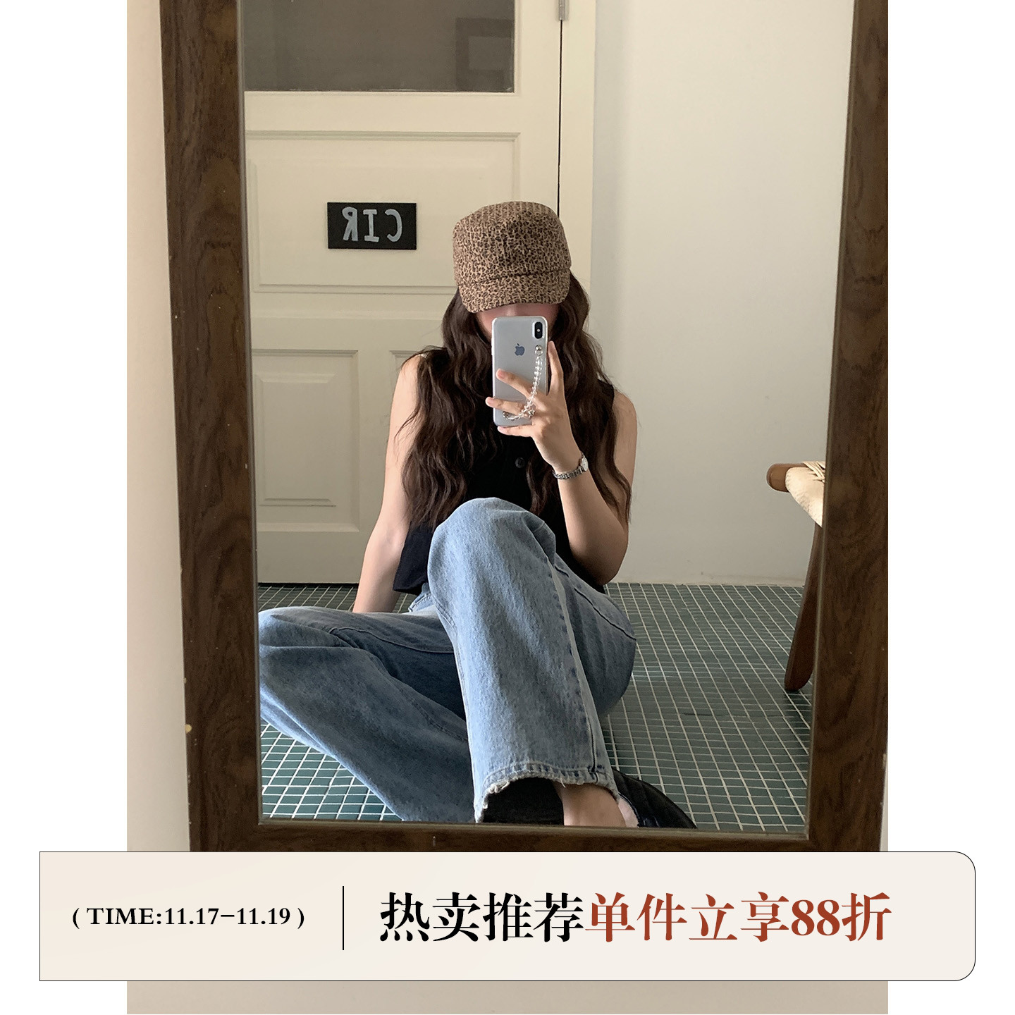 芝士商店~早秋氛围时髦感报童帽