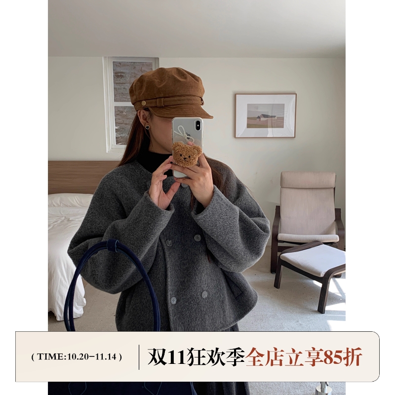 芝士商店~复古英伦风金标报童帽