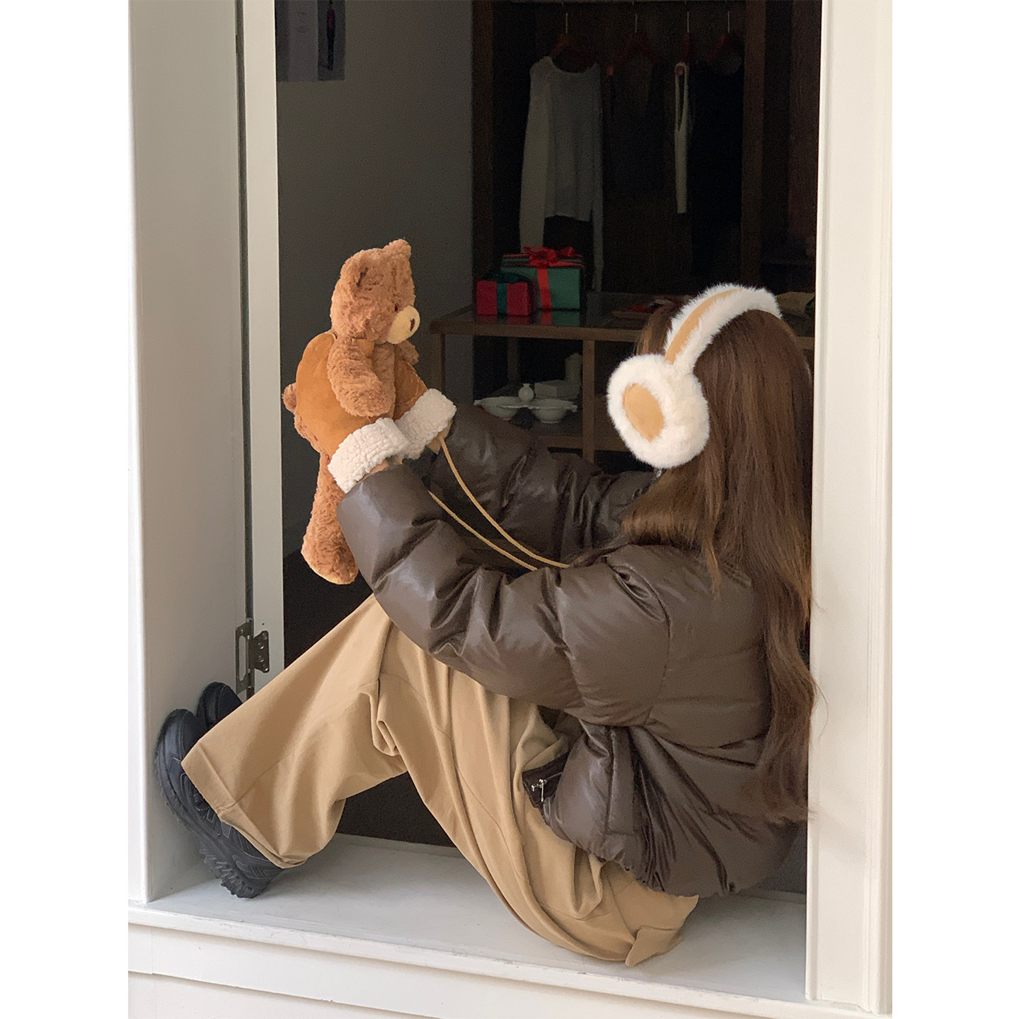 芝士商店温柔可爱毛绒保暖耳罩