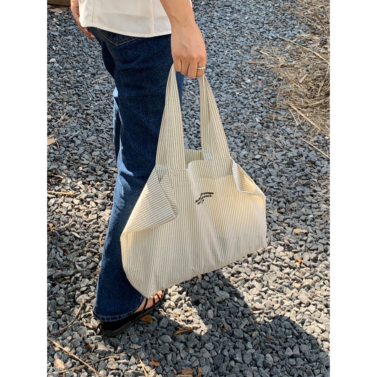 定制款~韩系大容量帆布包女冬季慵懒风包包白色单肩通勤帆布袋ins,箱包皮具/热销女包/男包,通用款女包,淘宝优惠券,粉丝福利购,淘宝优惠卷