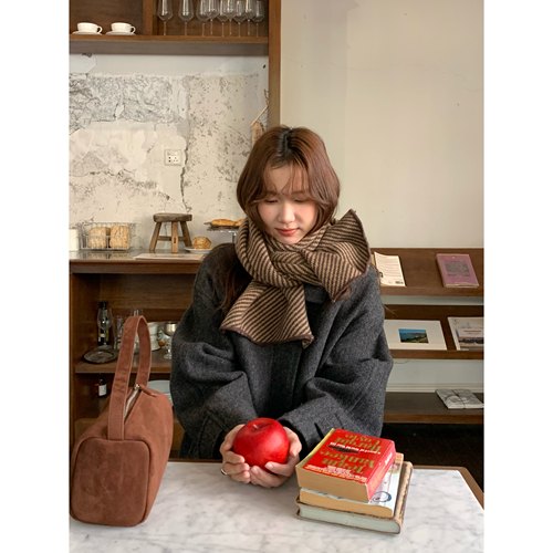 芝士商店~100美利奴羊毛斜纹围巾