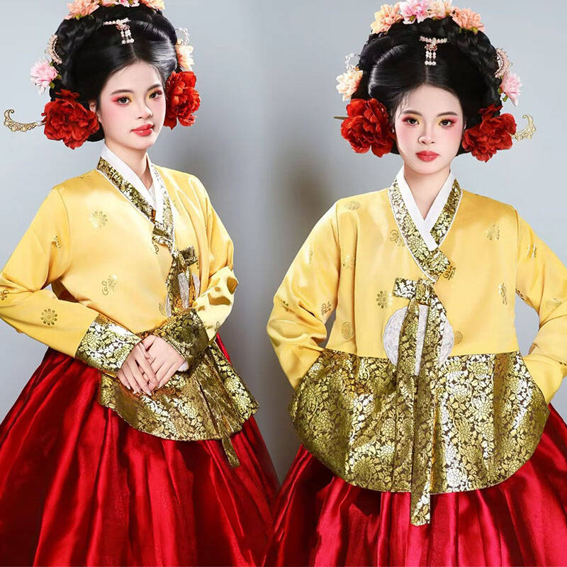 朝鲜韩服公主小姐定制礼服旅拍