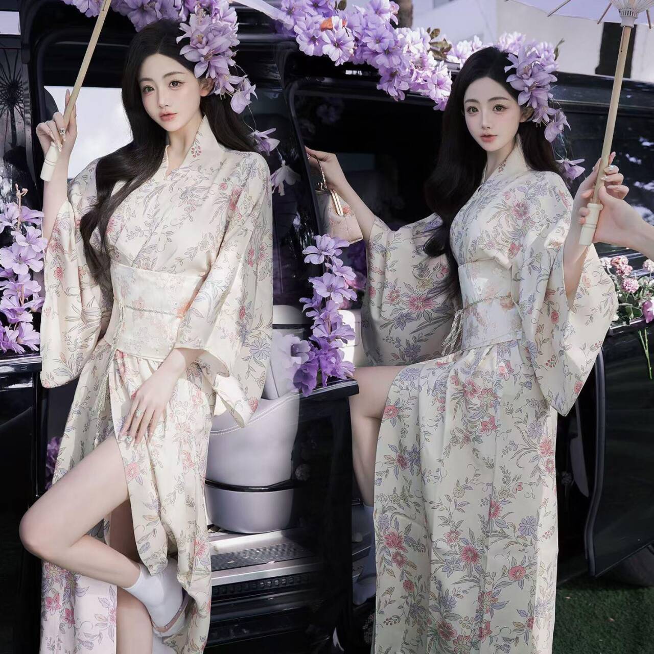 新款改良和服日系摄影拍照传统