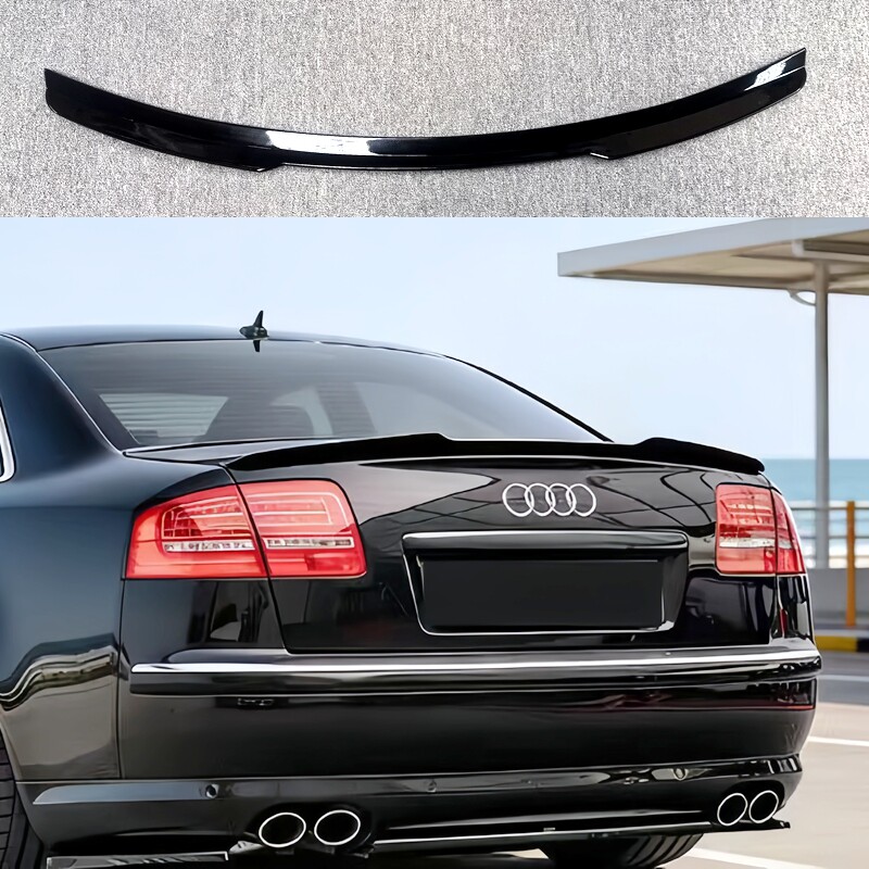 适用于2005-2013款奥迪A8 D3 S8尾翼AUDI改装专用免打孔烤漆压尾