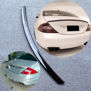 适用2004-11款奔驰CLS级W219 四门车改装CLS63 CLS350 CLS500尾翼