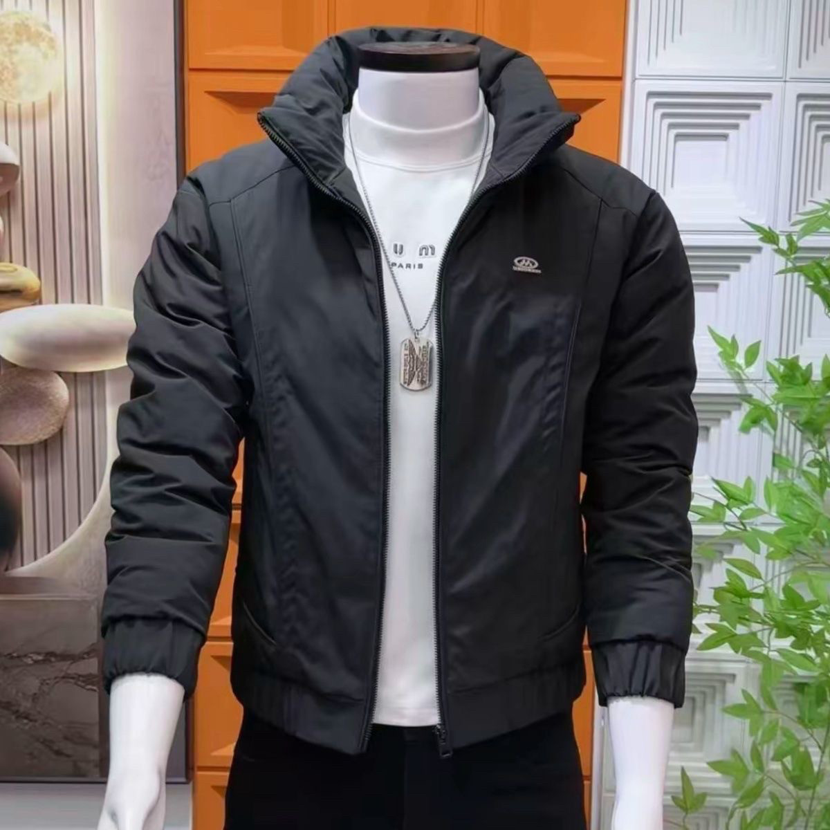 冬季外套棉衣男装韩版修身短款羽绒棉服帅气男装棉衣加厚棉袄外套