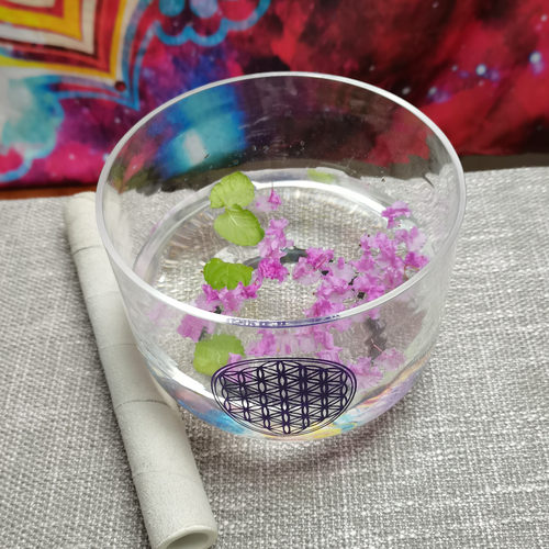 透明水晶钵水晶钵瑜伽钵厂家直销