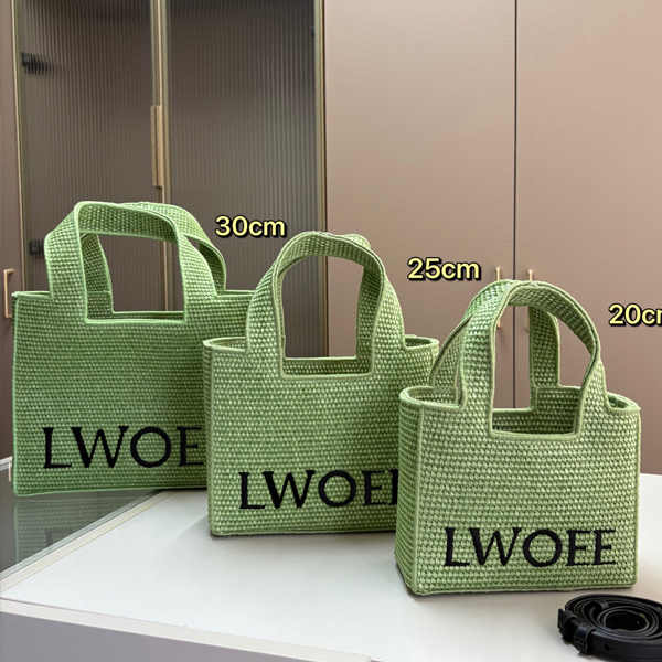 thumbnail for Trendy resort style woven straw bag women's large capacity hand-held crossbody cabbage basket lady's hand-held tote bag trendy