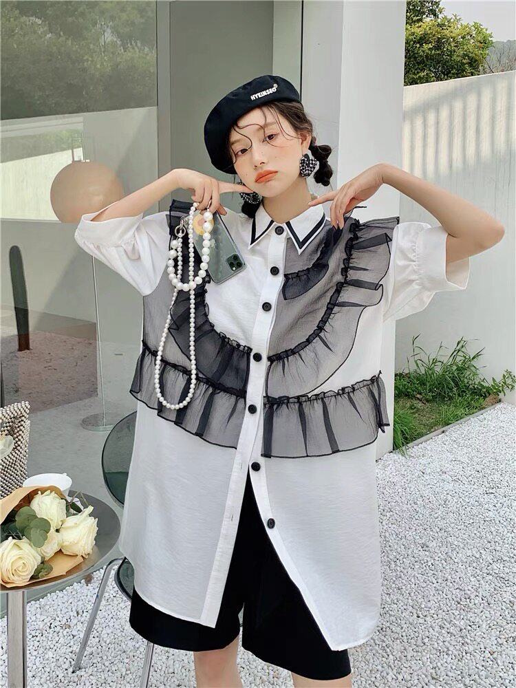 衬衣裙潮流网红少女网红