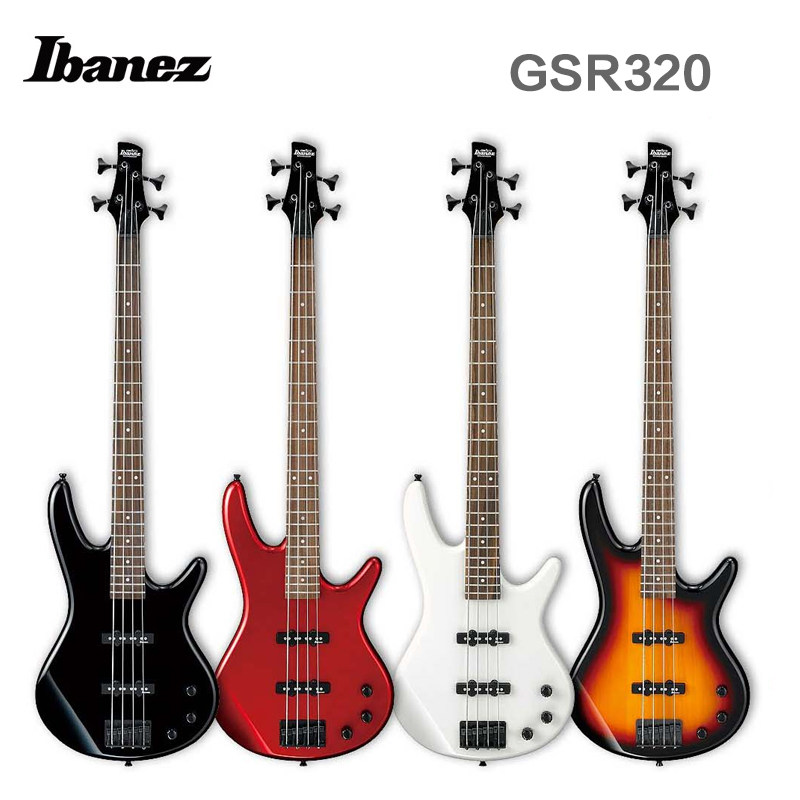 lbanez低音吉他GSR200 300系列入门低音吉他节奏流行贝斯包邮