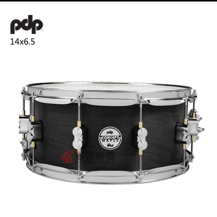 DW PDP Concept Black Maple WAX 全枫木小军鼓10x6 效果副军鼓