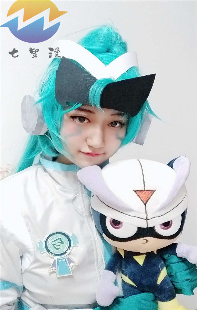 开心超人联盟之谜之城伽罗cos服 伽爷 战神cosplay动漫服装定做