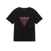 倒三角短袖 guess男女同款 撞色设计经典 T恤