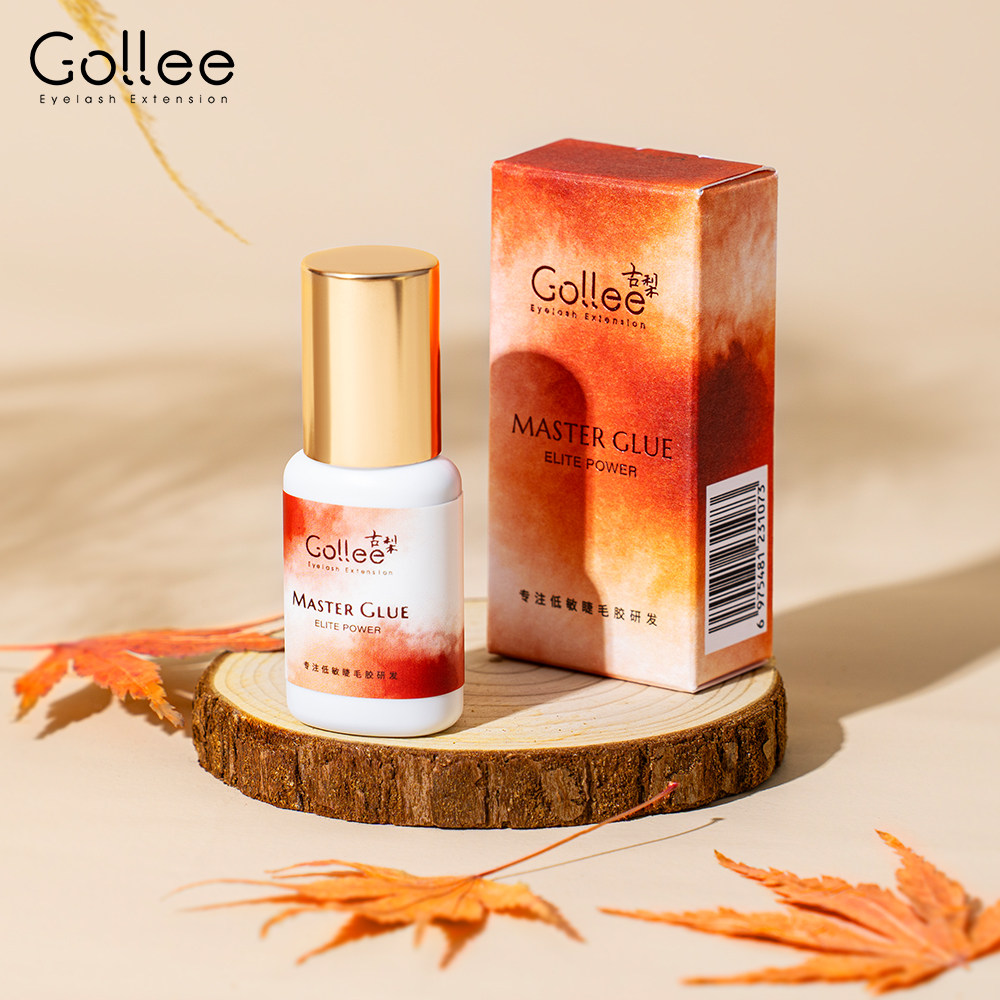 Gollee秋冬专用美睫胶水持久牢固0.5秒速干低敏防打滑美睫师胶水