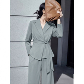 套装 长裤 两件套D4650 高级感高端干练气质职业西服西装 2026春季