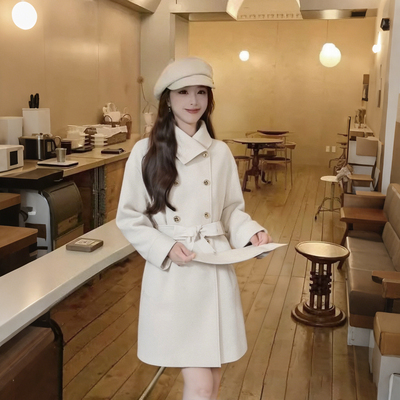 2026春季新款有里布送腰带千金感系带风衣外套高级感大衣TX0048A