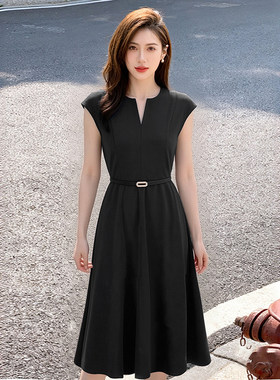 有里布法式连衣裙女2026夏收腰气质小个子巨好看小香风A字裙D5081