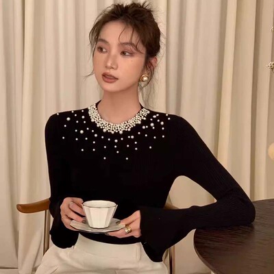 设计感气质上衣针织衫2025秋季新款法式轻奢氛围毛衣女ZH0012