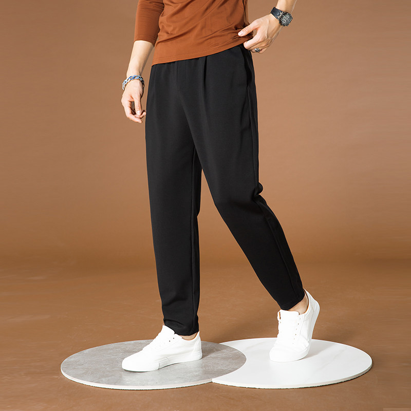 休闲裤男款百搭宽松舒适垂感韩版潮流小脚弹力运动简约哈伦裤男裤,男装,休闲裤,淘宝优惠券,粉丝福利购,淘宝优惠卷