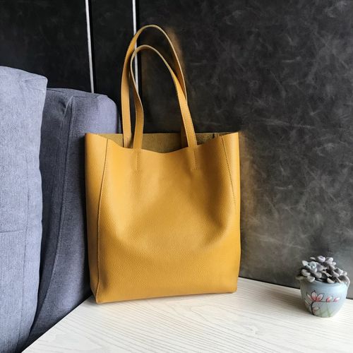 头层牛皮软皮大包欧美简约风