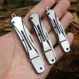 Маленький острый складной нож из нержавеющей стали, портативный брелок