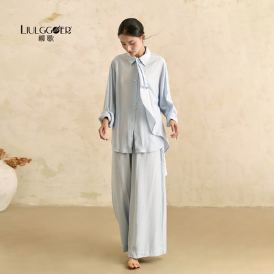 柳歌现代舞蹈服形体练功衬衫女