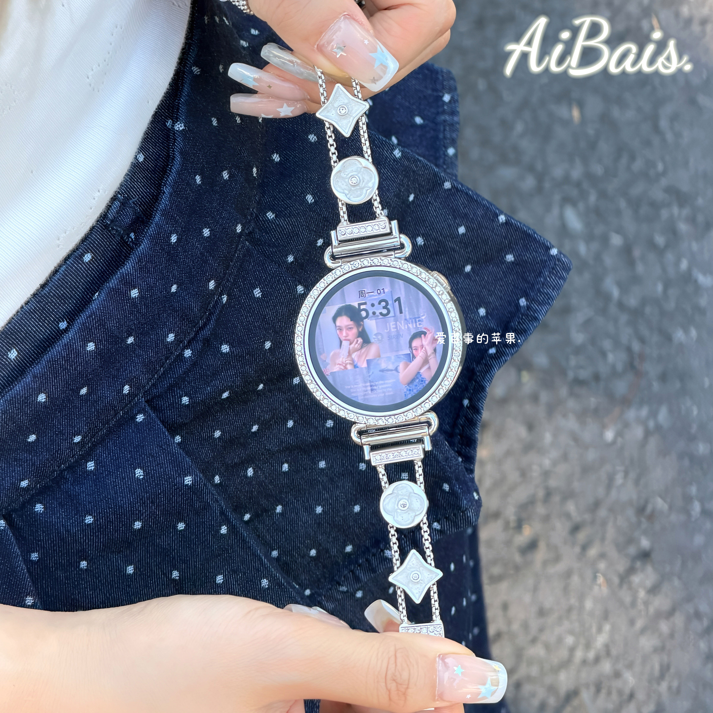 《经典四叶草》夏季适用GT6华为gt5pro手表fit4表带gt4女款watch5