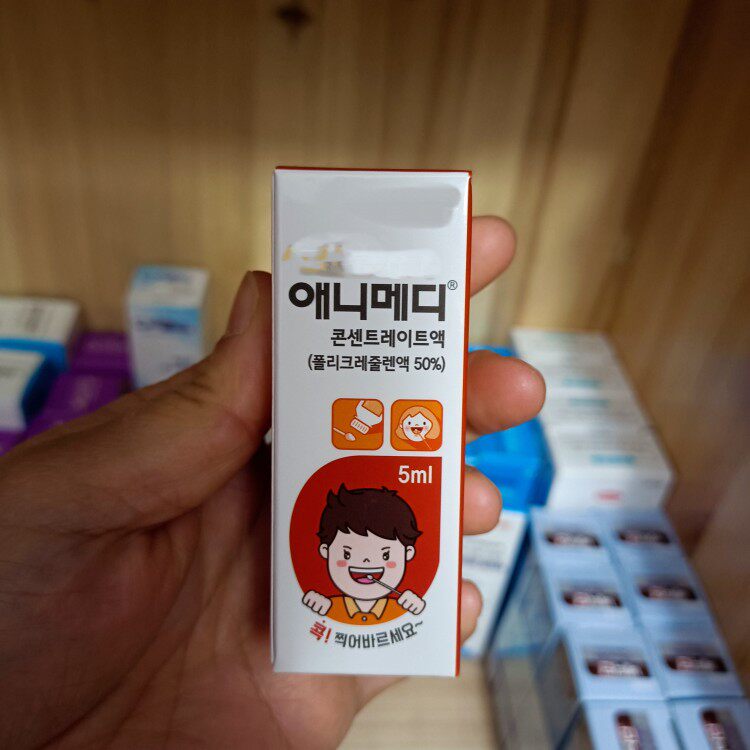 韩国口腔液口腔膏可吞咽上火气泡凝胶成人 儿童5ML