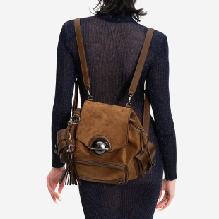 JTB银河背包.秋冬新款 书包复古单肩斜挎包女通勤旅游大容量双肩包